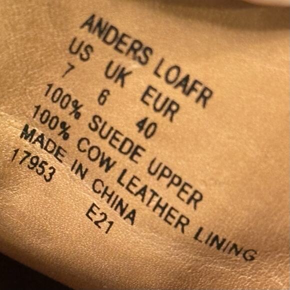 Polo Ralph Lauren Anders Loafer Men’s Sz 7 Driving Suede Leather Tassels Shoes - Picture 11 of 13